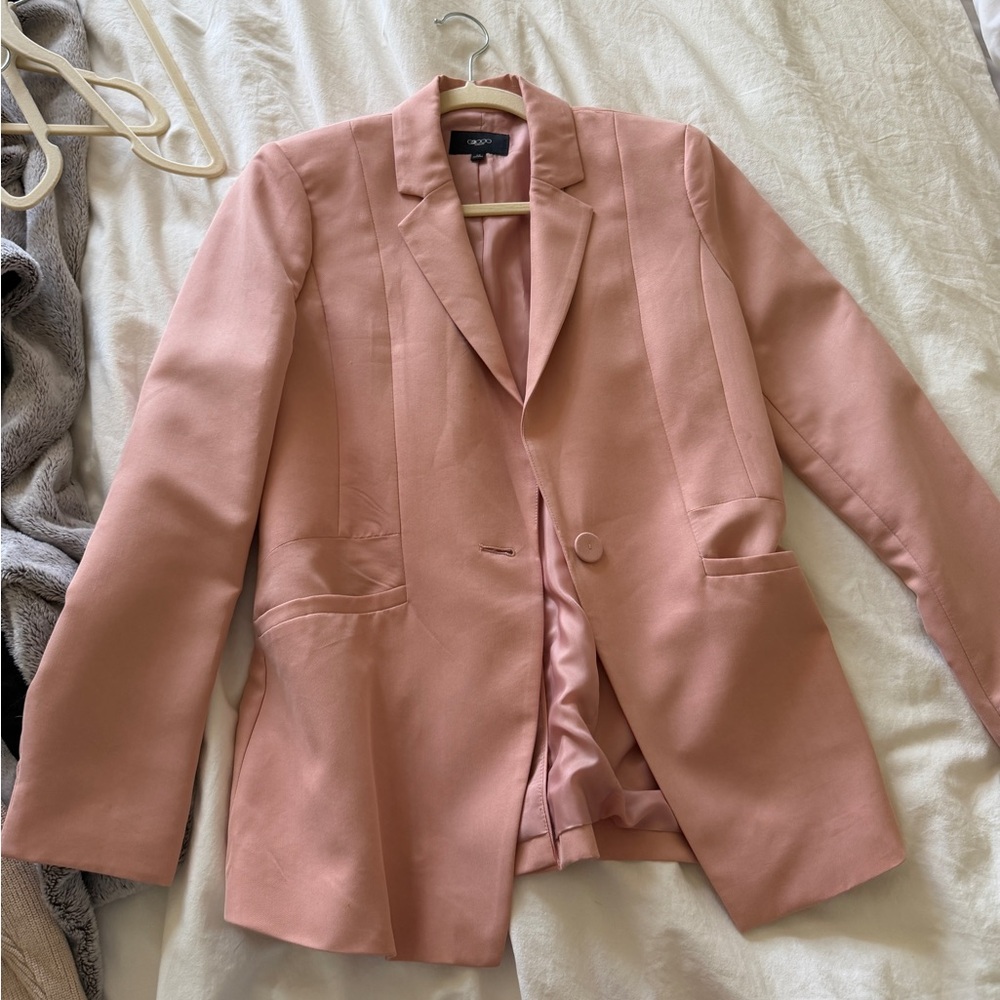 Pink Blazer Jacket - Women